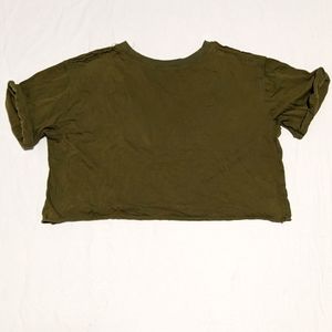 Green crop top, Forever 21, Size small